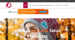 Desktop Screenshot of bellezalaspalmas.com